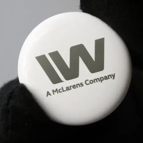 UV laser marking on ABS plastic Apple AirTags